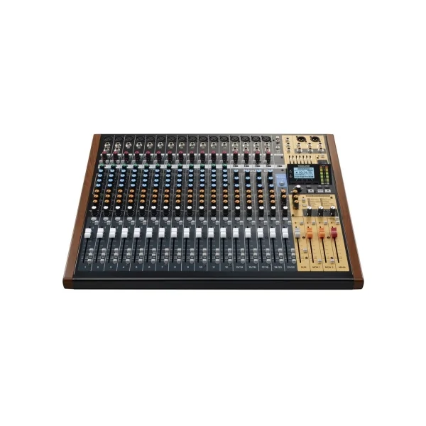 Model 24 Tascam 16 entrées mono 5 entrées stéréo avec enregistreur sur carte SD