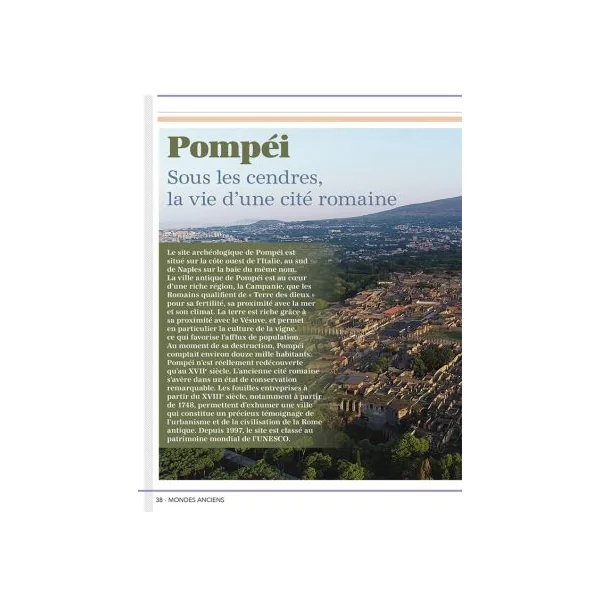 Mondes Anciens 04 - Pompéi La cité sous les cendres