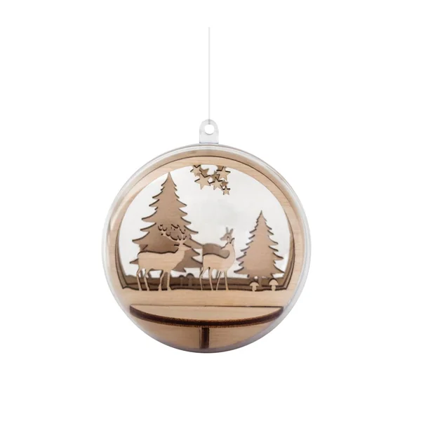 Motif à piquer en bois "Rennes".