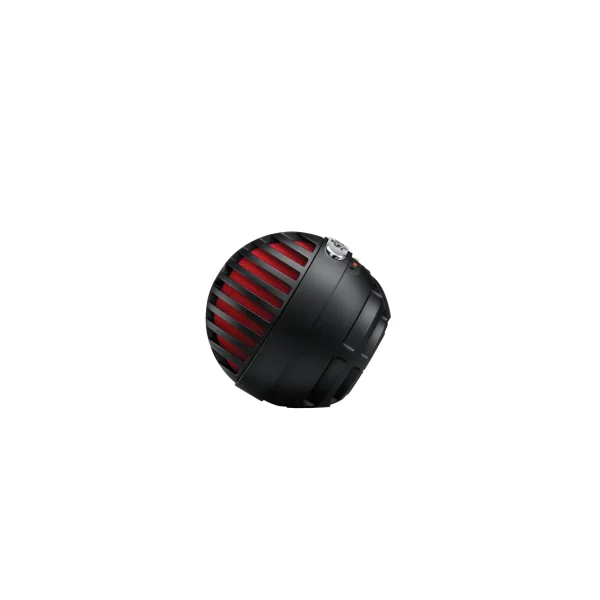 MV5-N Shure Micro noir et rouge statique USB Cardioïde 24-bits 48 kHz pour ordinateur et téléphone