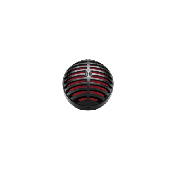 MV5-N Shure Micro noir et rouge statique USB Cardioïde 24-bits 48 kHz pour ordinateur et téléphone