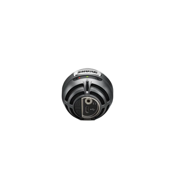 MV5-N Shure Micro noir et rouge statique USB Cardioïde 24-bits 48 kHz pour ordinateur et téléphone