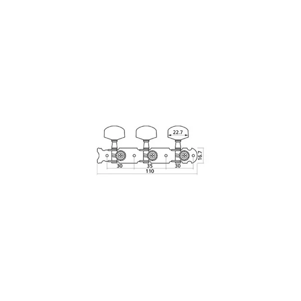 Mécaniques Yellow Part platine & nickel