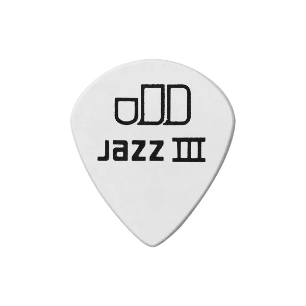 Médiators Tortex Dunlop Tortex White Jazz III 0,88mm sachet de 72