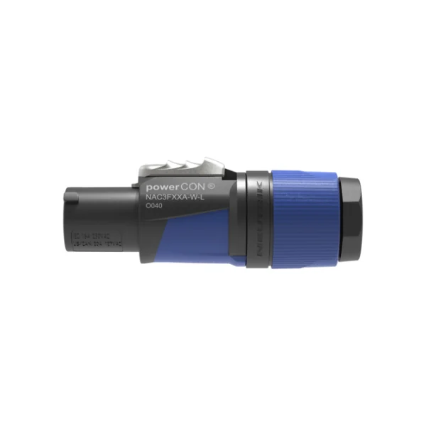 NAC3FXXA-W-L Neutrik - Fiche powercon type A pour gros câble 10 à 16mm