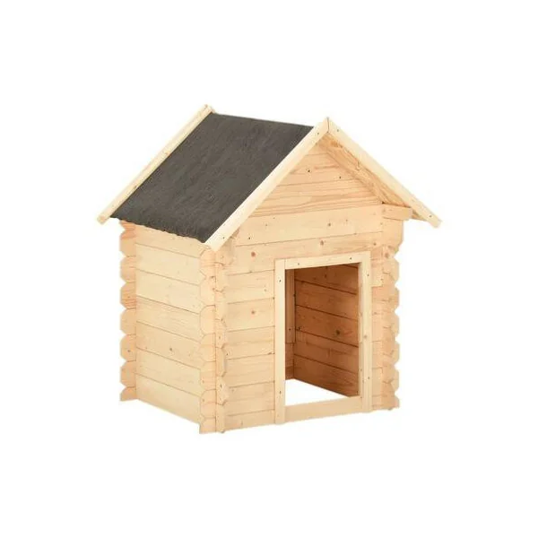 Niche chien en madrier M - L - XL - XXL niche pour chien pin massif