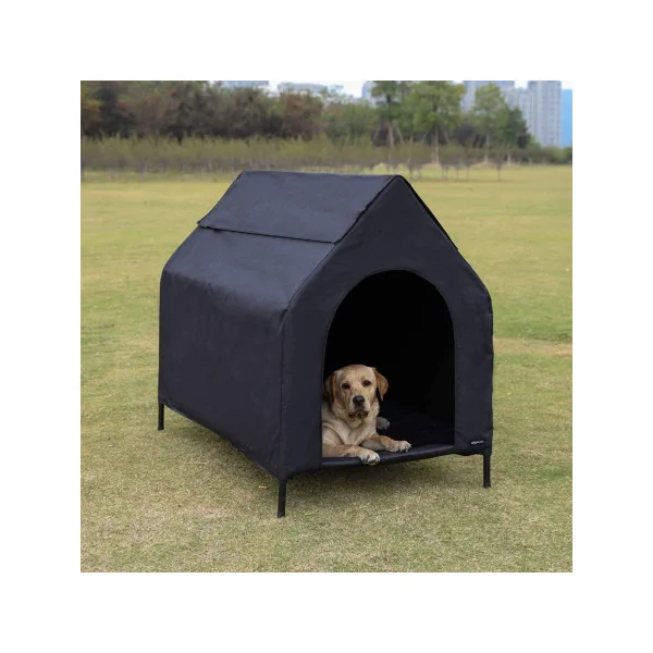 Niche déplaçable noir en tissu 3 tailles niche chien niche chat tissu