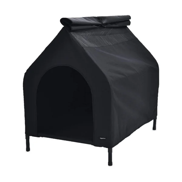 Niche déplaçable noir en tissu 3 tailles niche chien niche chat tissu