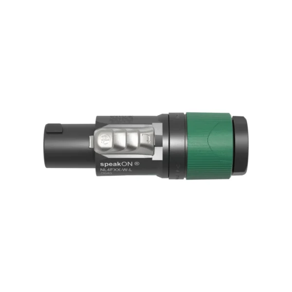 NL4FXX-W-L Neutrik - Fiche speakON 4 points large pour enceinte avec sortie câble 10 à 16mm