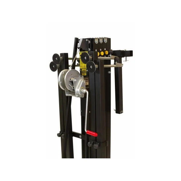 OMEGA-30 Block & Block - Pied téléscopoqie à treuil avec fourches hauteur 5m charge 220Kg Max