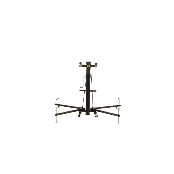 OMEGA-30 Block & Block - Pied téléscopoqie à treuil avec fourches hauteur 5m charge 220Kg Max