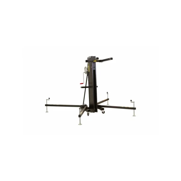 OMEGA-30 Block & Block - Pied téléscopoqie à treuil avec fourches hauteur 5m charge 220Kg Max
