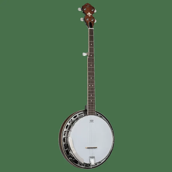 Ortega 1B-OBJ300-WB Americana Series Banjo 5 String - Mahogany Satin Whiskey Burst