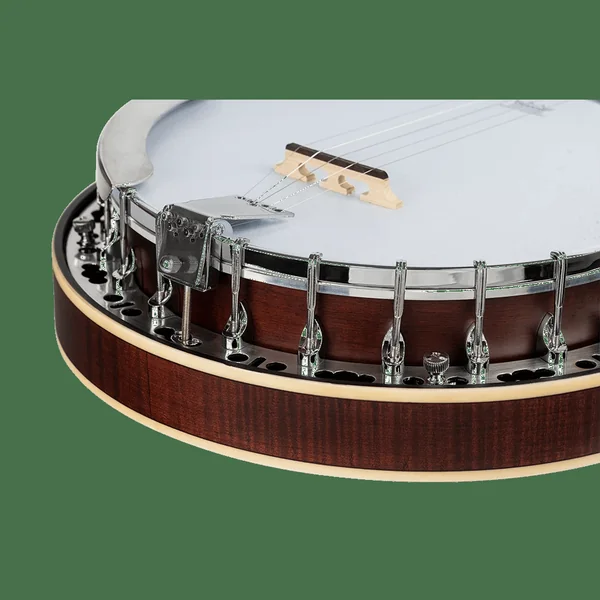 Ortega 1B-OBJ300-WB Americana Series Banjo 5 String - Mahogany Satin Whiskey Burst