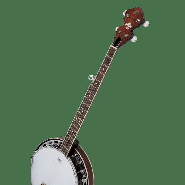 Ortega 1B-OBJ300-WB Americana Series Banjo 5 String - Mahogany Satin Whiskey Burst
