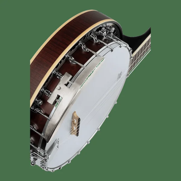Ortega 1B-OBJ300-WB Americana Series Banjo 5 String - Mahogany Satin Whiskey Burst