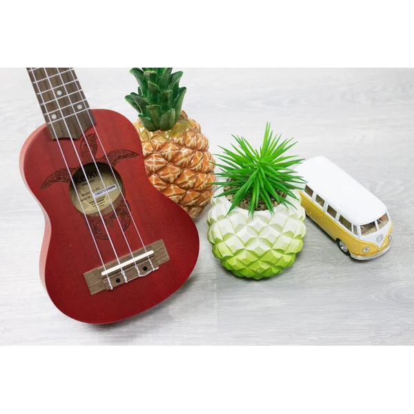 Ortega Keiki ukelele Rood (Fire Red)