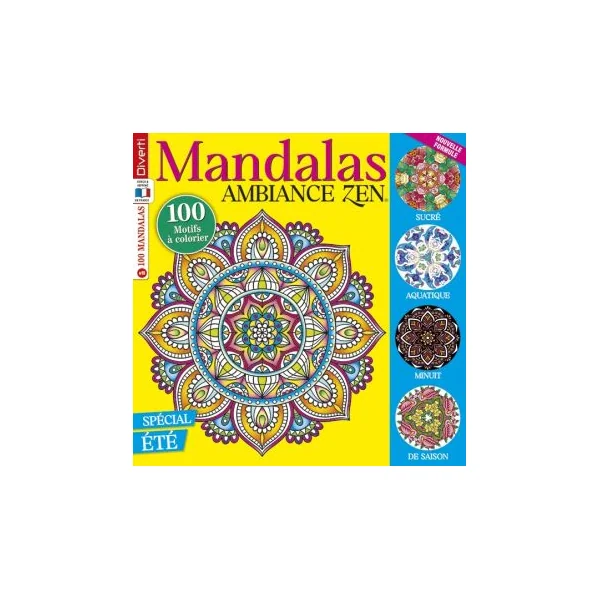 Pack de 4 livres de Coloriages MANDALAS