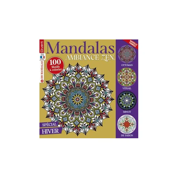 Pack de 4 livres de Coloriages MANDALAS