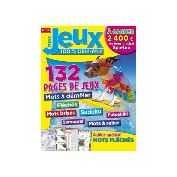 Pack de 4 revues - Mes Jeux Bien-être 2023