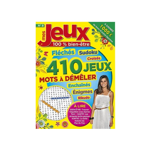 Pack de 4 revues - Mes Jeux Bien-être jeux de mots