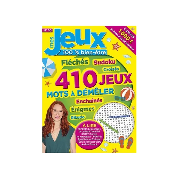 Pack de 4 revues - Mes Jeux Bien-être jeux de mots
