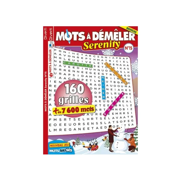 Pack Mots à Démêler Serenity 2023 - 4 revues