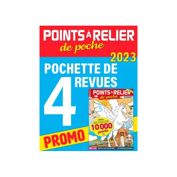 Pack Points à Relier de Poche 2023 - 4 revues