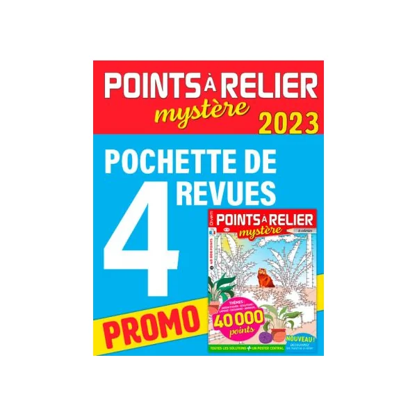 Pack Points à Relier MYSTÈRE 2023 - 4 revues
