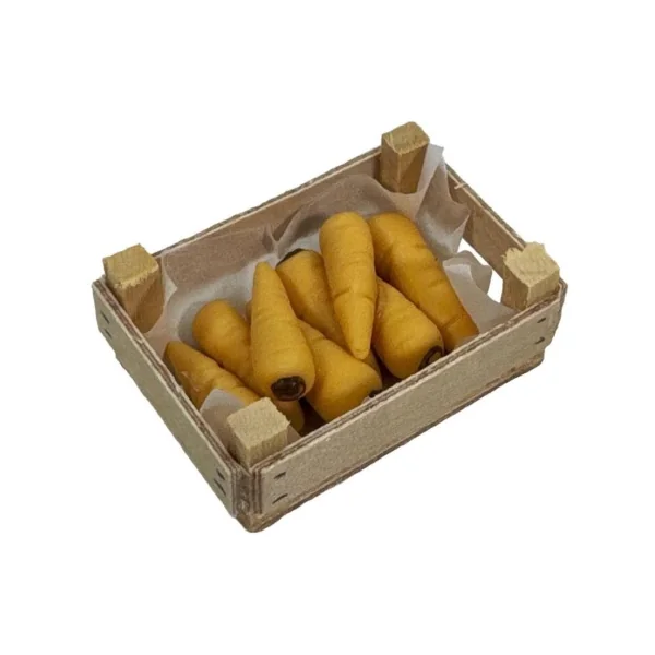 Panais dans une cagette bois
