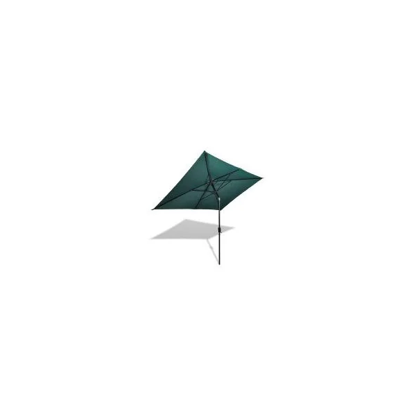 Parasol inclinable 300 x 200 cm vert Parasol en acier Parasol de jardin Parasol terrasse