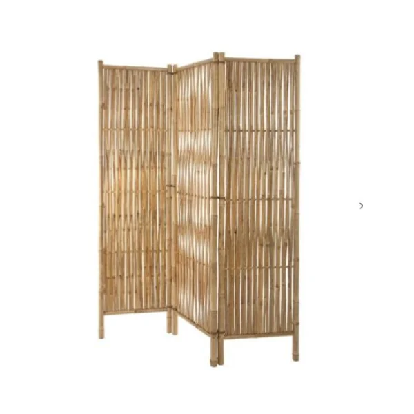 Paravent en bambou moderne 3 panneaux séparateur de pièce en bambou paravent de salon