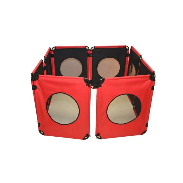 Parc chiot en tissu enclos chien pliable 8 panneaux (4 tailles)