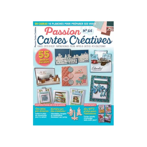 Passion Cartes Créatives 64 - Vos modèles à créer pour les fêtes