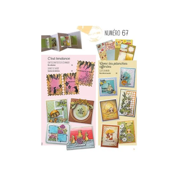 Passion Cartes Créatives 67 - 16 planches en cadeau