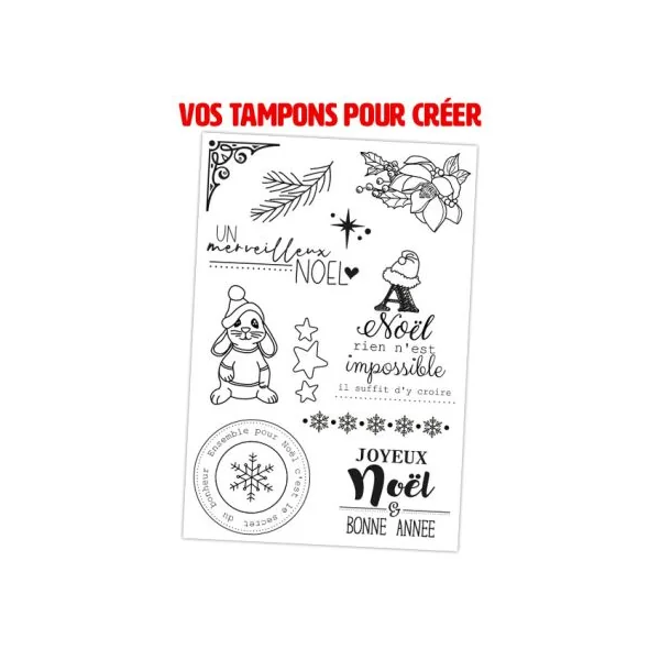 Passion Cartes Créatives 72 avec 16 planches de papiers + 11 tampons
