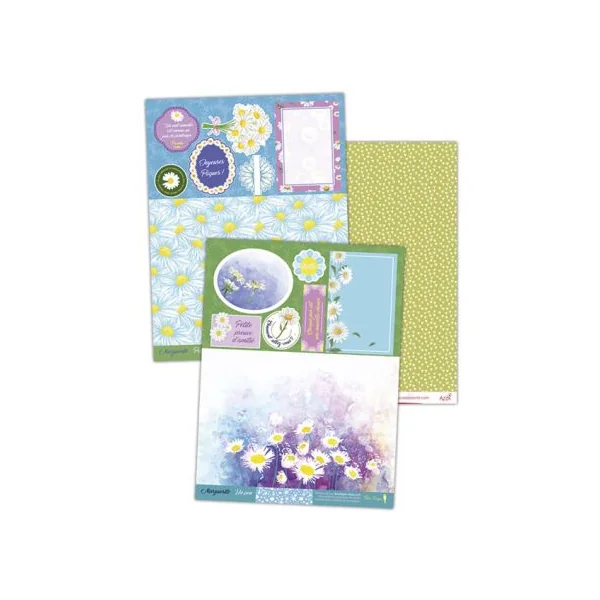Passion Cartes Créatives 73 - Inclus : 16 planches de papiers