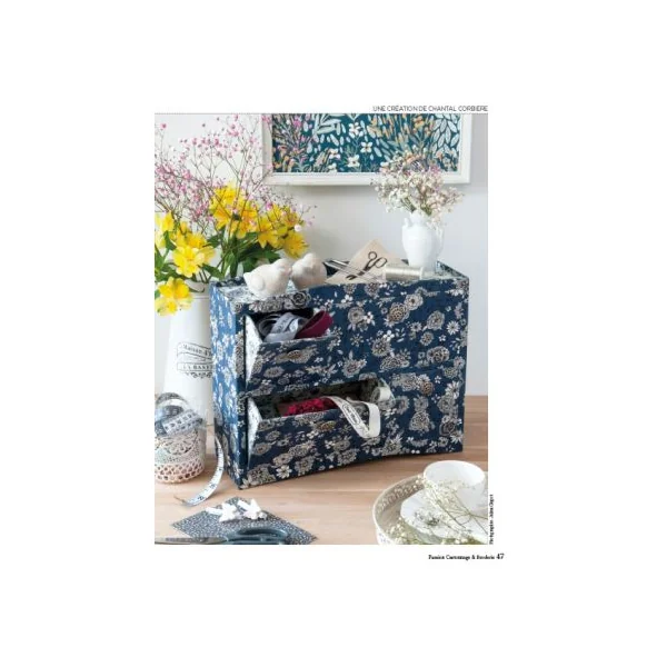 Passion Cartonnage et Broderie 12 - Mes créations printanières