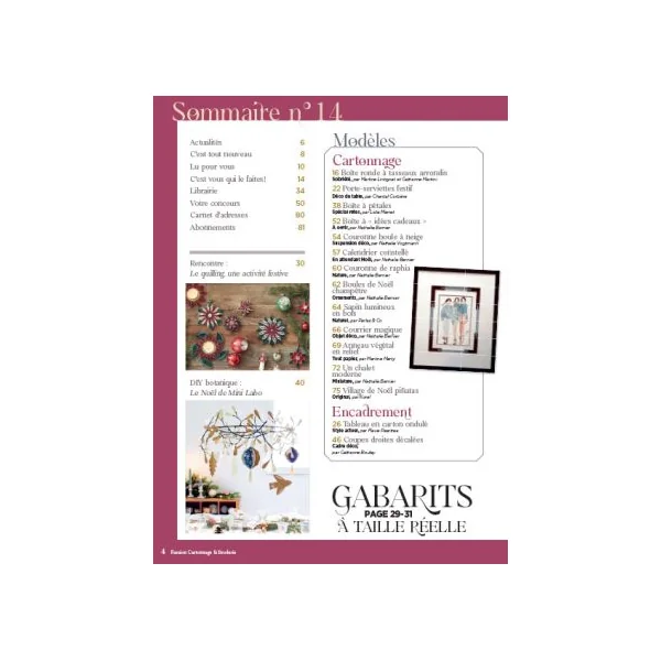 Passion Cartonnage et Broderie 14 - Spécial Fêtes