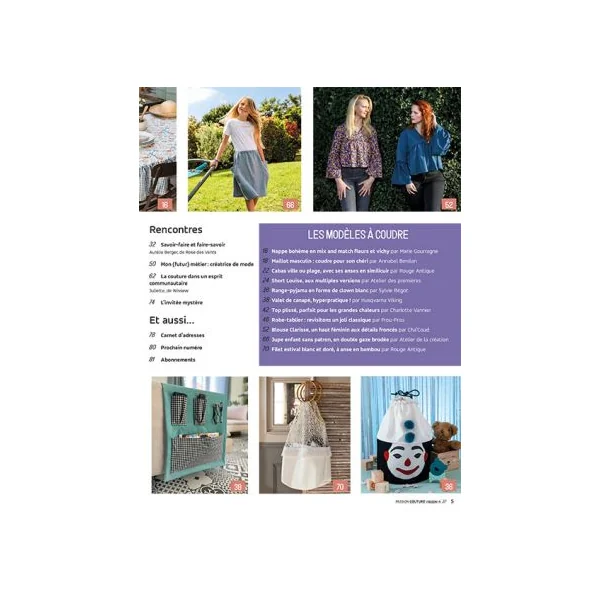 Passion Couture Créative 37 - Jolis modèles fleuris pour l'été