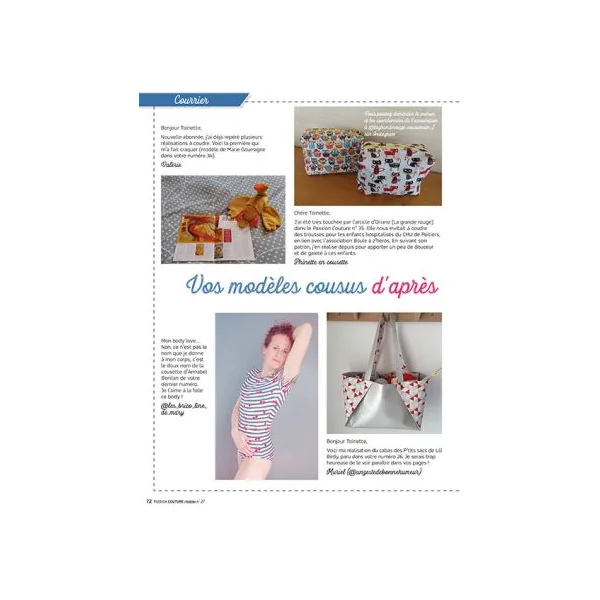 Passion Couture Créative 37 - Jolis modèles fleuris pour l'été