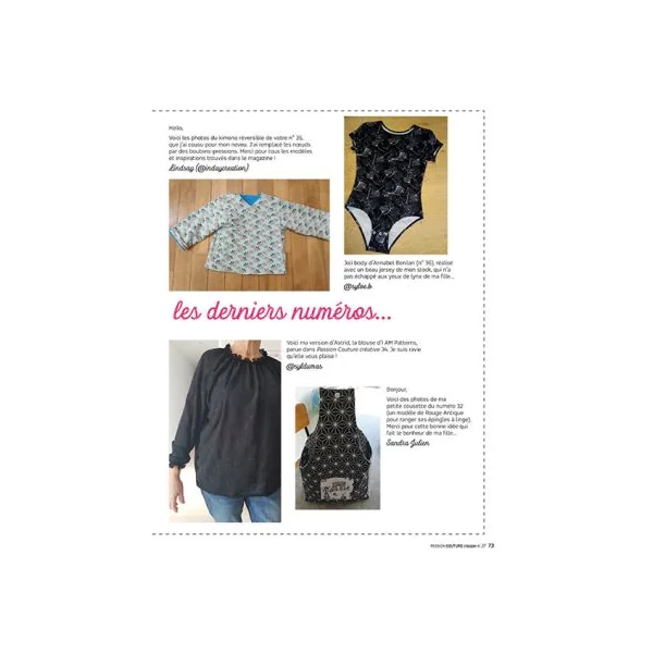 Passion Couture Créative 37 - Jolis modèles fleuris pour l'été