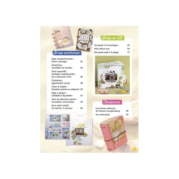 Passion Scrapbooking 93 - 40 modèles inédits - Scrap européen, américain, clean & simple, free