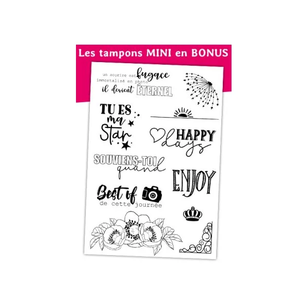 Passion Scrapbooking n°106 - INCLUS : 11 tampons Mini + 16 planches de papiers créatifs