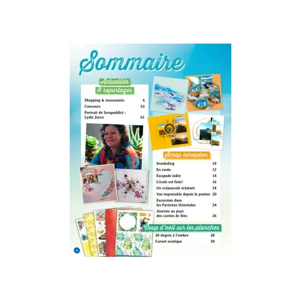 Passion Scrapbooking n°107 - Vos modèles exclusifs + 16 planches de papiers inclus