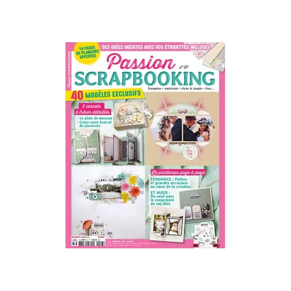 Passion Scrapbooking n°97 + 16 planches offertes