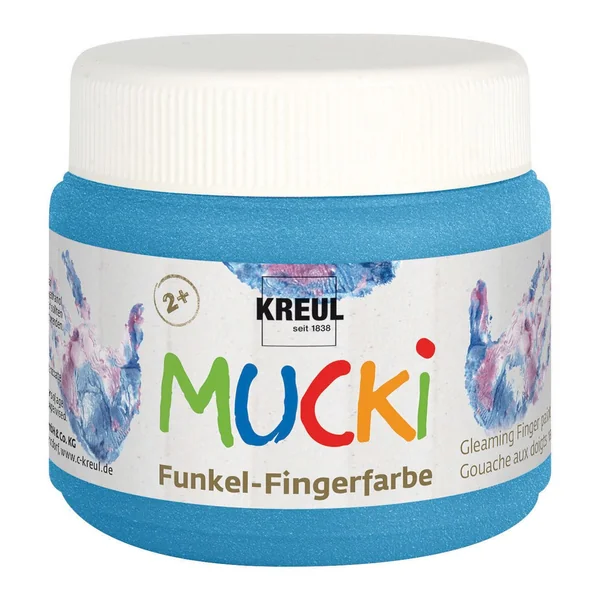 Peinture au doigt étincelante MUCKI, set de 4