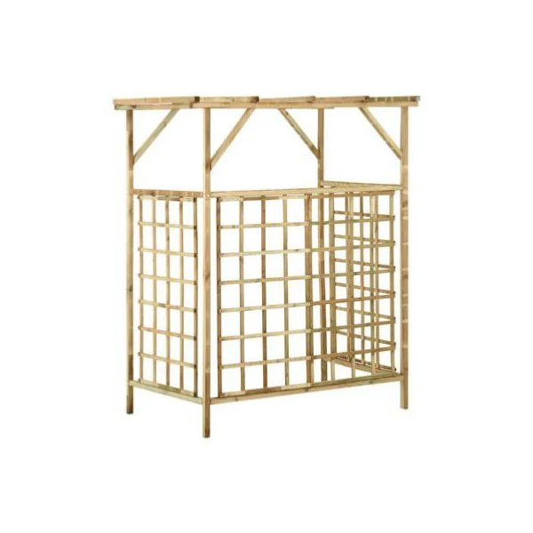 Pergola avec treille en pin massif 140 cm Tonnelle de jardin en bois Pergola bois avec treillis