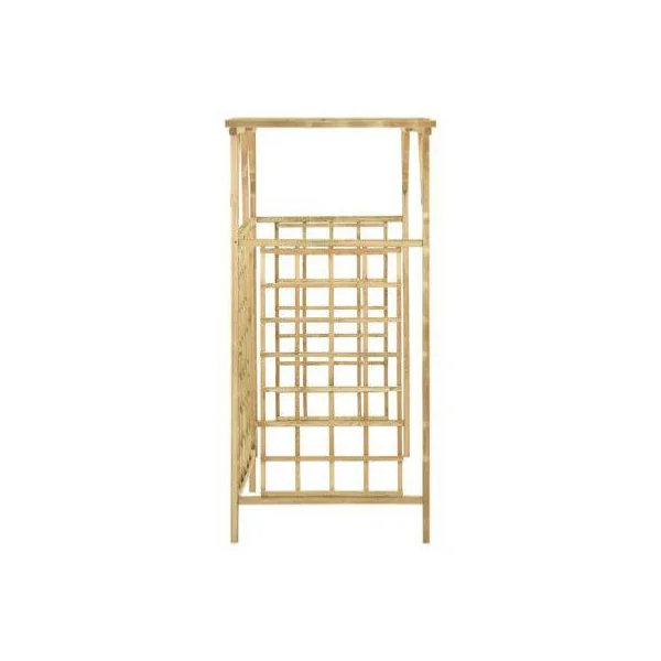 Pergola avec treille en pin massif 200 cm Tonnelle de jardin en bois Pergola bois avec treillis