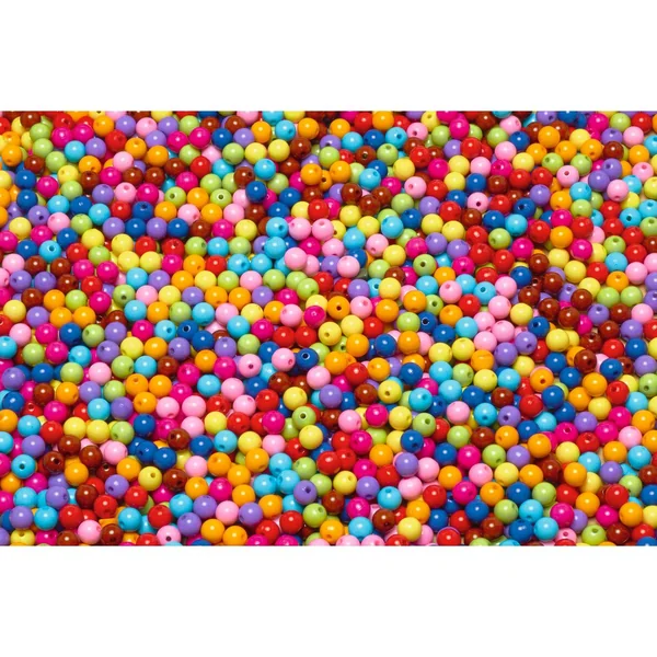 Perles VBS « Multicolore opaque », 500 g